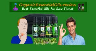 essential oils for sore throat