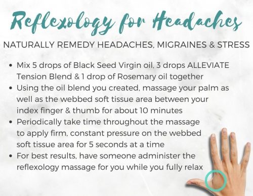 essential oils headache recipe
